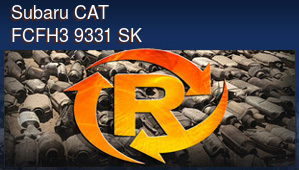 Subaru CAT FCFH3 9331 SK