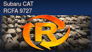 Subaru CAT RCFA 9727