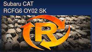 Subaru CAT RCFG6 OY02 SK